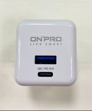 【ONPRO】UC-2P01 Max 氮化鎵GaN PD48W 雙模快充 超急速迷你充電器 第四代 PD48W+QC 3.0 / TypeC+USB 超急速充電器