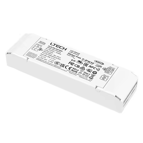 LTECH 40W 300-1050mA NFC CC DALI DT6 DT8 LED CCT Driver;100-240V Dali-2 Constant Current Tunable Whi