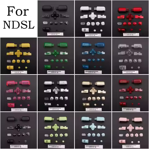 Replacement A B X Y L R D Pad Cross Button Full Button Set For DS Lite NDSL Buttons For DS Lite For 