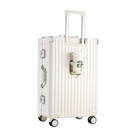 Samsonite Luggage Trolley Case Men's Aluminum Frame Large Capacity Travel 20-Inch Universal Wheel Boarding Password Suitcase Front