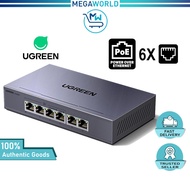 UGREEN 6 Port 2.5GB Ethernet Switch RJ45 Splitter 10GB SFP+ Port LACP Realtek VLAN Network Laptop Pr