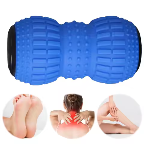 Massage Ball Ergonomic Vibrating Roller Rechargeable Deep Tissue Roller 3 Speed for Myofascial Relea