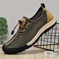 Breathable Mesh Men Sneakers Outdoor Shoes For Men Summer Hiking Shoes Big Size 38-48 Water Shoes Athletic Walking Shoes