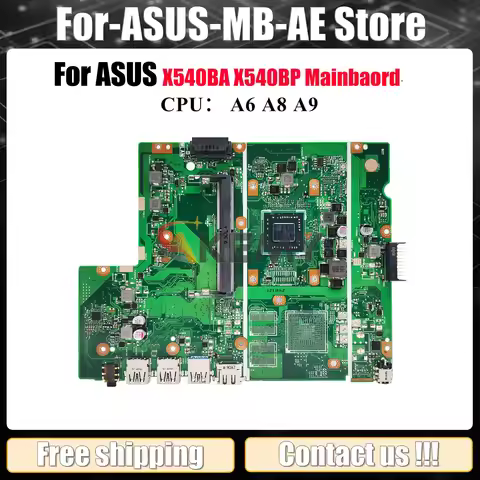X540BP Laptop Motherboard For ASUS VivoBook F540B X540B A540B R540B X540BA X540BP D540B Notebook Mai