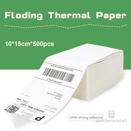 500pcs per Roll A6 Thermal Sticker Paper for Shipping Label 100 x 150 mm