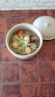 蒜頭蛤蠣湯-擬真蠟燭