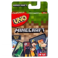 2025Board Game UNO Minecraft Collaboration Playing Cards Poker Party Uno Multiplayer Dormitory Paren