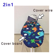 Cover Iron Board+Cover Wire (2 In 1) || Cover Iron Board Saiz Besar Sarung Alas Pelapik Papan Seterika