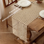 French Rectangular Hollow Out Table Runner/Table Setting /Dining Table Runner/ Edelweiss Table Runne