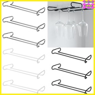 【】3PC Stemware Rack Under Cabinet Wine Glass Holder Hanging for Cabinet Kitchen