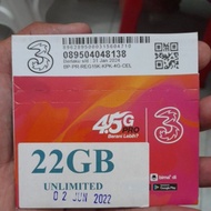 YG174 - PERDANA TRI Happy 52 GB UNLIMITED
