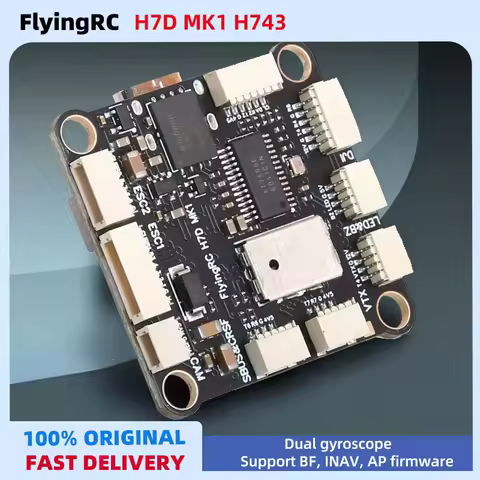 FlyingRC H7D MK1 H743 FPV Flight Controller FC DPS310/SPL06 Version Support Analog/Digital VTX BF/IN