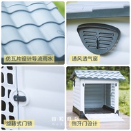 ❦✑◊Grain store Japanese outdoor dog house Rainproof outdoor dog house Large kennel for pets Four seasons universal dog c