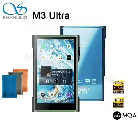 SHANLING M3 Ultra MP3 Player Hi-Res Audio HiFi Portable Music Player Android 10 Dual ES9219C DAC AMP