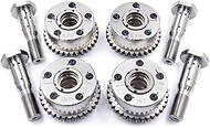 4PCS Intake&Exhaust VVT Camshaft Gear Sprockets & 4PCS Oil Control Valve Cam 5184369AH 5184370AH 518