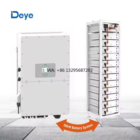 Deye High Voltage 50kWh 60kWh 100kWh 200kWh Battery Energy Storage System All in One High Voltage In