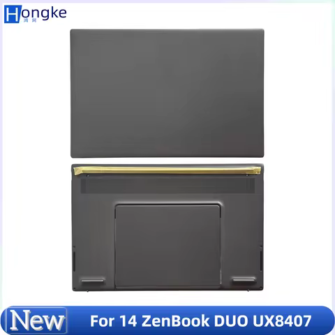 New Cover For ASUS 14 ZenBook DUO UX8407 LCD Back Case Rear Cover Bottom Case Shell