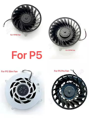 Internal Cooling Cooler Fan For PS5 Consoles 17/19 Blades Cooler Fan G12L12MS1AH-56J14 For PS5 23 Bl