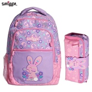 【In stock】Smiggle Pink Rabbit Backpack student supplies cute school bag G4XT