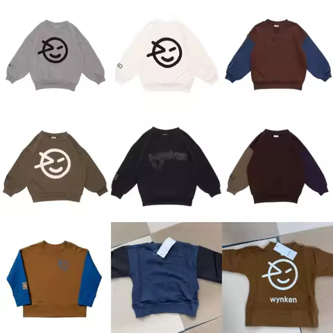Kid Jumper OUYANG&IVAN Kids Cotton Sweatshirt SS New Children Magenta Velour Clothes Boy Girl Loose 