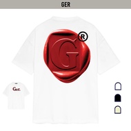 G Red TEE loose form long sleeve T-shirt for men and women Tshirt unisex bigsize cotton 100% oversiz