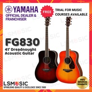Yamaha FG830 Dreadnought Acoustic Guitar Yamaha 41 inch Solid Spruce Top Folk Guitar ( FG 830 ) Yamaha Gitar Akustik