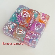 D6 Skull Dice - 6-Sided Resin Dice for RPGs & Board Games