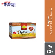 Biogrow Oat BG22 Bran Powder 9g 30's Box (Travel Pack)
