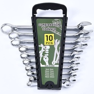 ในสต็อก 12PCS/8-24mm ประแจปากตาย ประแจแหวนข้าง 8-24mm 6/8 piece combination wrench set 8 to 19mm dua