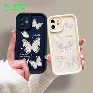 For OPPO A98 5G Casing Beautiful butterfly A96 A76 A16 A18 A38 A57 A77S 4G A3S A5 A9 2020 Casing OPP