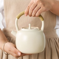 Enamel Soda Teacup, Modern Handmade Teapot, New Chinese Style, Teacup with Handle, Pottery Pot, Pott