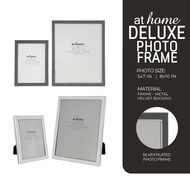 AT HOME Frames Deluxe Gianna Elegance Picture Frame Premium Plated Design Photo Display –5x7 or 8x10