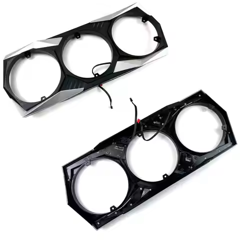 Cooling Fan LED Shell For MSI RX 6800 XT Gaming X Trio RX 6900 XT Gaming X Trio video card case