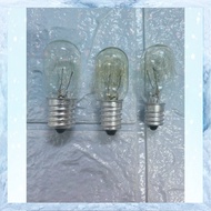 small bulb fridge / refrigerator light bulb E12 E14 E17 yellow colour lampu garam Pygmy Bulb mentol 