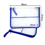 FOLDER FILE MAP ZIPPER B7001 BLUE BIG