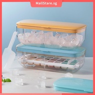 Ice Cube Maker Ice Mould Box Double Layer Creative Ice Storage Box Quick Demould Ice Cube Moulds SHOPSKC9314