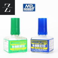 郡士 水贴软化剂 Mr Hobby Water Decal Gundam Gunpla  Tool Mr Mark Softer/Setter(40ml) MS231 MS232