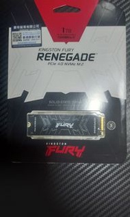 Kingston FURY Renegade PCIe 4.0 NVMe M.2 SSD 1TB (SFYRS/1000G) (2280)