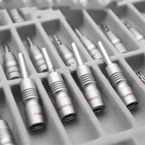 FURUTECH New original GS-200b Rhodium Plated High-end solderless Banana Plug HI-FI Speaker Connector