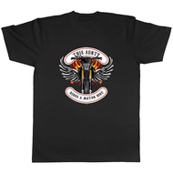 Motorcycle Mens T-Shirt This Aunty Rides A Motor Bike Unisex Tee Gift