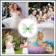 Glow Fairy Wings 6 PCS Wings Light up Wings LED Fairy Godmother Costume Halloween Wings Lights Cospl