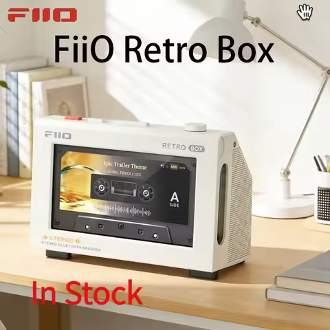 FiiO Retro Box Wireless Bluetooth Speaker HiFi Lossless LDAC Compatible With M33 M21 JM21 Portable L