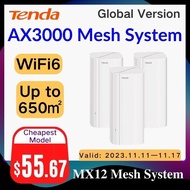 6 AX3000 WiFi 2.4G 5Ghz Full Gigabit Tenda AC1200 Mesh system Router WIFI range Extender