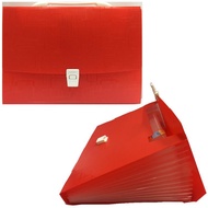 ASTAR Expanding File Organise A4 Folder File Pelbagai Lapisan Beg Fail Klip Roller Klip Fail