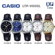 Casio นาฬิกาข้อมือผู้หญิง สายหนัง รุ่น LTP-V005L ของแท้ประกันศูนย์ CMG