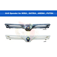 OFFER CLEAR STOCK Grill Spender Wira (Putih/Chrome) + Logo UK, Front Grill Proton Wira, Grill Depan 