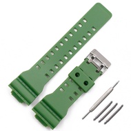 Resin Strap for For Casio G-SHOCK GA-100/110/120/150/200/300 GD-100/110/120 G-8900/GR-8900/GW-8900 GLS-100/GLS-8900 G Shock Replacement Watchbands Accessories for Man