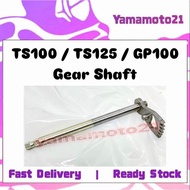 Gear Shaft Suzuki TS100 TS 100 TS-100 / TS125 TS 125 TS-125 / GP100 GP 100 GP-100 Batang Shaft Gear 
