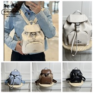 COACH New mini solid color backpack women travel bag in stock 100