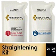 MAKARIZO SUPER GOLD Cream Pelurus Rambut 120ML/MAKARIZO Pelurusan Rambut Kribo/Smoothing Rebonding